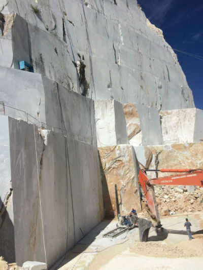 Quarry at Carrara, Italy